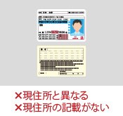 NG例8：現住所と異なる・現住所の記載がない