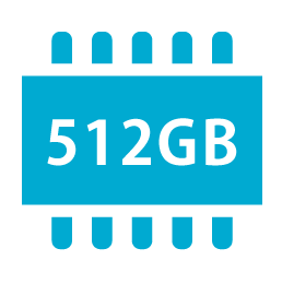 iPhone内蔵ストレージ　512GB