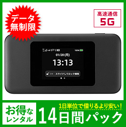 【法人限定】【無制限】【14日レンタルパック】WiMAX Dock 5G