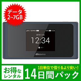 【法人限定】【14日レンタルパック】ドコモ HW-01L