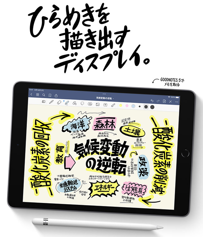 【法人月額／1ヵ月プラン】iPad 9　10.2インチ説明画像