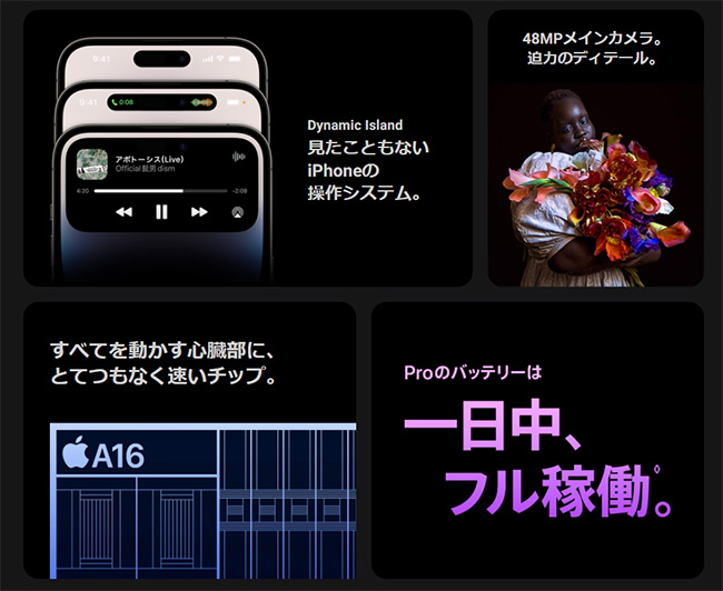 【法人限定】iPhone14 Pro説明画像