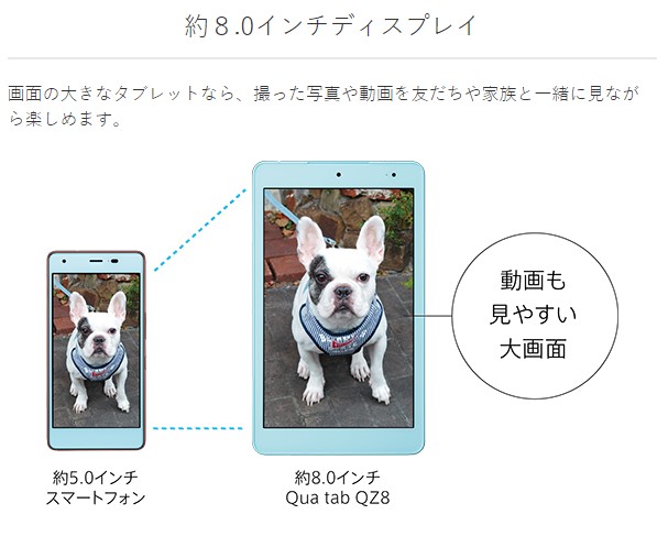 Qua tab QZ8説明画像